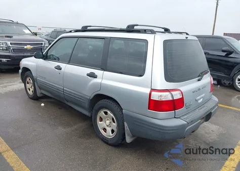 2002 Subaru Forester L из США, поврежденный, VIN JF1SF63592H750556